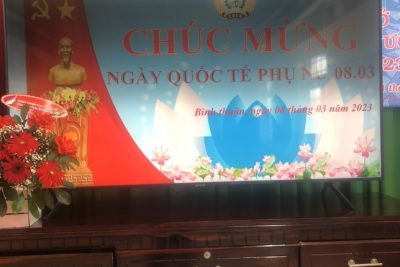 HOẠT ĐỘNG CHÀO MỪNG NGÀY QTPN 08.03