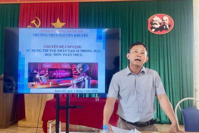 TỔ CHỨC SINH HOẠT CỤM CHUYÊN MÔN SỐ 2