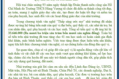 ĐÊM VĂN NGHỆ THẮP SÁNG ƯỚC MƠ 26-3-2024